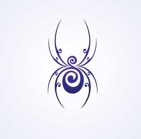 if i liked spiders...this would be cool! Spiritual Spider Tattoo, Spider Symbol Art, Spiderverse Tattoo, Spider Symbolism, Spider Totem, Spider Emblem, Cool Simple Tattoos, Spider Symbol, Colorful Spider