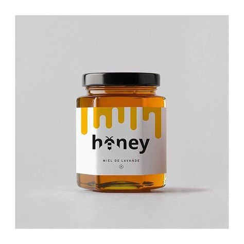 Logo Inspiration auf Instagram: „Honey Brain By: @falez_graphicdesigner Join LogoBrainy Community and Get Free Features 👉 #LogoBrainy ————————————————— - Branding World:…“ Honey Logo Design, Logo Honey, Honey Branding, Honey Label Design, Honey Jar Labels, Logo Packaging Design, Honey Logo, Logo Design Agency, Honey Label