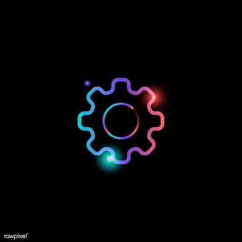 Setting gear social media icon vector | premium image by rawpixel.com / Aew Social Media Icons Vector, App Ikon, Whatsapp Logo, App Icon Aesthetic, Social Media Icons Free, Mobile App Icon, Design Cv, Wallpaper Iphone Neon, Cute App