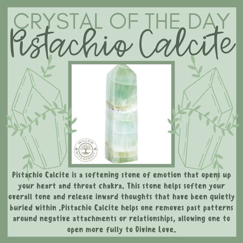 Pistachio Calcite Crystal Meaning, Pistachio Calcite Meaning, Calcite Crystal Meaning, Calcite Meaning, Crystal Powers, Green Calcite Crystal, Aesthetics Accessories, Pistachio Calcite, Crystal Identification