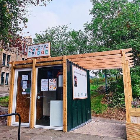 We opened the Community Fridge in July 2019 and save approx 70 Tonnes (7,000kg) surplus food from ending up landfill per year! Community Fridge, Little Free Pantry, Community Service Ideas, Vegetable Stand, Pantry Fridge, Eco City, Woven Wood, Diy Furniture Renovation, Eco Living