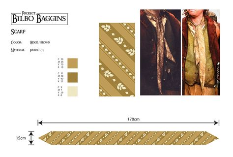 Bilbo's scarf pattern; order fabric on Spoonflower - cotton, $24/yard plus shipping Hobbit Costume, Rule 63, Scarf Tutorial, Bilbo Baggins, Scarf Tie, Cosplay Tutorial, Scarf Shirt, Scarf Tying, Scarf Pattern