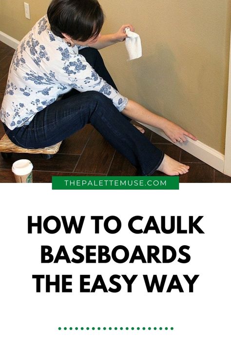 Caulking Tips Baseboards, Recaulking Baseboards, Caulking With A Spoon, Caulking Hacks Tips And Tricks, How To Caulk Baseboards Tips And Tricks, Caulking Baseboards Gap, Caulking Trim Baseboards, Caulk Baseboards Gap, Caulking Baseboards To Floor