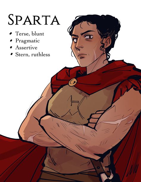 Modern Greek Gods Art, Greek Anime, Greek Mythology Characters, Ancient Sparta, Roman Characters, Greek City, Greek Mythology Humor, Greek Warrior, Greek And Roman Mythology