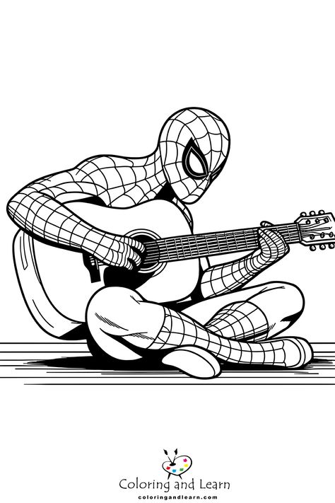 spiderman coloring page 1 Spider Man Drawings, Cartoon Characters Coloring Pages, Men Coloring Pages, Spiderman Coloring Pages, Colour Pages, Spiderman Coloring, Marvel Coloring, Superhero Coloring, Barbie Coloring Pages