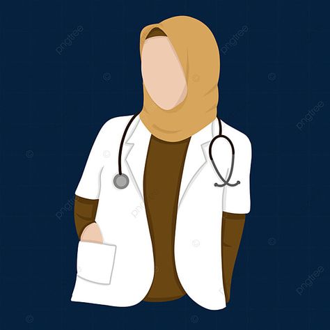 Hijabi Doctor Cartoon, Doctor Cartoon, Medical Artwork, Doctor Stickers, Albanian Quote, Student Cartoon, Medical Wallpaper, Doctor Outfit, Strong Mind Quotes