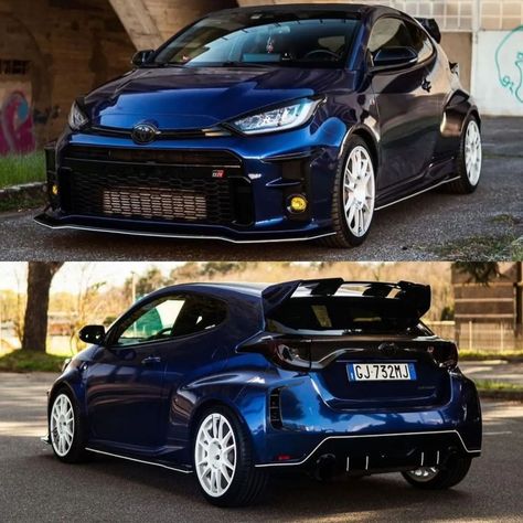 How good does this look - Dark Blue x White really works! 🚘@andre_jdm_ #jdm #Toyota #jdmnation #gryaris #yarisgr #yaris #offroad… | Instagram Toyota Yaris Modified, Black Toyota, Jdm Toyota, Hot Hatch, Toyota Yaris, April 19, Modified Cars, Jdm, Dream Cars