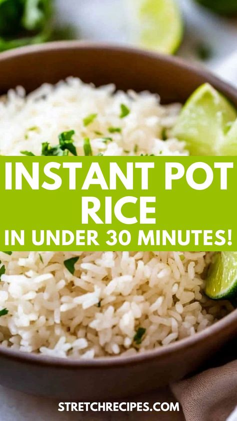 Want perfectly cooked rice fast? Try these top rice options for Instant Pot: long-grain white, brown, basmati, and jasmine. Save this now and check out the blog for a free recipe! Hawaiian Rice, Brown Rice Recipes Healthy, Rice In Instant Pot, Instant Pot Tips, Perfect Brown Rice, Caribbean Rice, Healthy Brown Rice, Brown Rice Pilaf, Best Rice Recipe