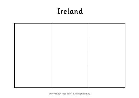 Irish Flag Colouring Page Ireland Worksheets Free Printable, Ireland Crafts For Kids, Ireland Art Projects For Kids, Ireland Flag Printable, Flags Colouring Pages, Geography Games For Kids, North Ireland Flag, Granny Quilt, Printable Flags