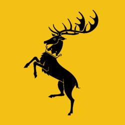 Aerys Targaryen, Baratheon Sigil, Baratheon Aesthetic, The Mad King, Game Of Thrones Sigils, Robert Baratheon, House Sigil, House Baratheon, Game Of Thrones Party