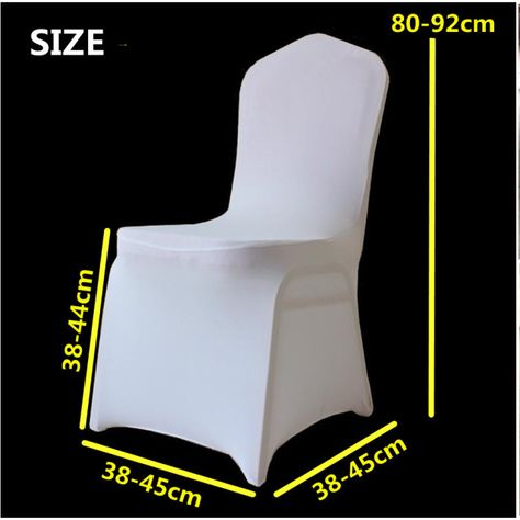 Wholesale Universal Stretch Polyester Slipcovers For Banquet Dining Wedding Party Spandex Chair Seat Cover - Cushion Cover - AliExpress Chair Back Covers Wedding, Plastic Chair Covers, Cheap Chair Covers, Diy Chair Covers, Banquet Dining, Dining Wedding, Chair Back Covers, Banquet Chair Covers, Dining Room Chair Covers