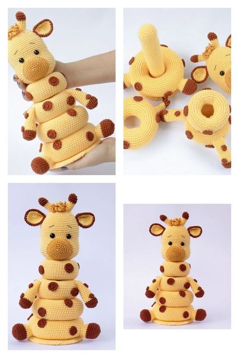 Amigurumi Tally The Giraffe Free Pattern 6 Pattern Free Amigurumi, Crochet Giraffe Pattern, Amigurumi Giraffe, Decoupage Plates, Crochet Toys Free Patterns, Giraffe Crochet, Crochet Toys Free, Crochet Panda, Crochet Baby Toys