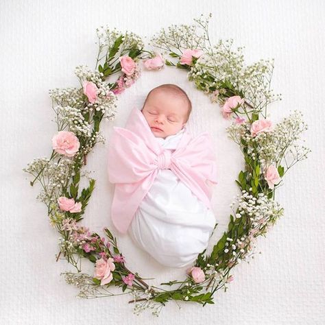 If babies were flowers, I'd pick you | Bow Swaddle | The Beaufort Bonnet Company Foto Newborn, Beaufort Bonnet Company, Beaufort Bonnet, Baby Sleep Problems, Foto Baby, Newborn Shoot, Newborn Baby Photography, Everything Baby