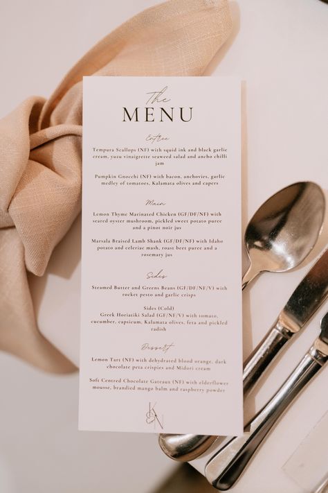 Love this DL size design and custom menu - a delicious meal awaits at Bramleigh Estate
Photography📸Single Soul Bramleigh Estate, Reception Signage, Custom Menu, Melbourne Wedding, Wedding Styling, Wedding Table Centerpieces, Floral Centerpieces, Wedding Themes, Wedding Table