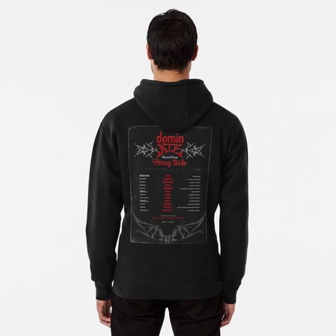 Get my art printed on awesome products. Support me at Redbubble #RBandME: https://www.redbubble.com/i/hoodie/STRAY-KIDS-World-Tour-2024-2025-DominATE-CONCERT-MERCH-by-sunchan-k/164320693.XH4TF?asc=u Skz Merch Aesthetic Clothes, Stray Kids Accessories, Stray Kids Case 143 Jewelry, Maniac Hoodie Skz, Unofficial Skz Merch, Concert Merch, World Tour, Pullover Hoodie, Stray Kids