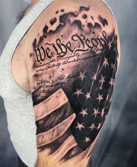 Folded American Flag, Stripe Tattoo, Small American Flags, Flag Code, Patriotic Tattoos, Black American Flag, Flag Tattoo, Small Wrist Tattoos, The American Flag