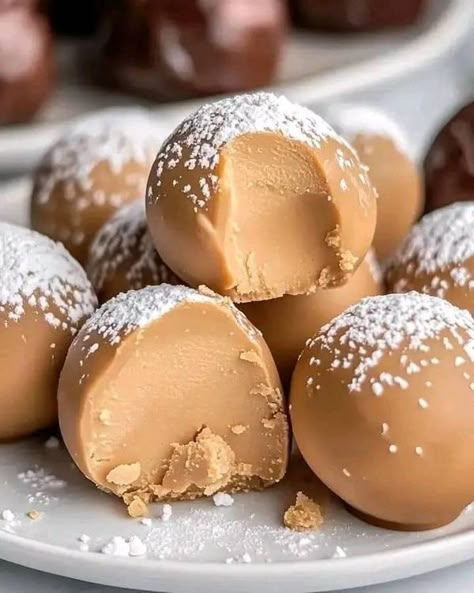 chef Gordon Ramsay Family,🍵👨‍🍳 | 3-Ingredient Peanut Butter Balls (With Cream Cheese) – Unbelievably Good | Facebook Cream Cheese Balls Recipe, Dessert Cheese Ball, Cream Cheese Ball, Peanut Butter Balls Recipe, Cream Cheese Desserts, Butter Balls, Cheese Ball Recipes, Cheese Dessert, Peanut Butter Balls