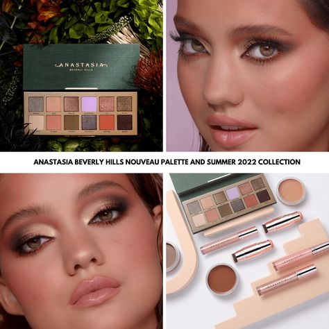 Anastasia Beverly Hills has just released a preview of their new Summer 2022 Collection featuring the stunning Nouveau palette and we've got all the details!  The collection officially launches on June 13th. The post Sneak Peek! Anastasia Beverly Hills Nouveau Palette and Summer 2022 Collection appeared first on BeautyVelle | Makeup News. Anastasia Beverly Hills Nouveau, Abh Palette, Anastasia Beverly Hills Palette, 2022 Makeup, Polaroid Wedding, Dream Makeup, Makeup News, Eyeshadow Looks, Makeup Trends