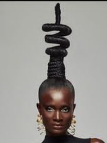 Afrofuturism Hairstyles, Creative Braids For Black Women, Editorial Hairstyles, Afrofuturism Fashion, Artistic Hairstyles, Drag Hair, Afrocentric Hairstyles, Hairstyles For Fat Faces, Virtual Hairstyles