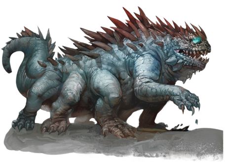 Basilisk (from the D&D fifth edition Monster Manual). Art by Ilya Shkipin. Mythical Creatures List, Dnd Animals, Greek Monsters, Monster Manual, Creature Fantasy, Mythical Monsters, Beast Creature, D D Monsters, Forgotten Realms