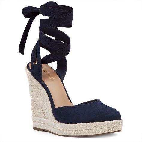 Navy Wedge Sandals, Blue Sandals Heels, Navy Blue Sandals, Navy Wedges, Navy Sandals, Platform Espadrille Sandals, Fabric Navy, Sandals Wedge, Sandals Wedges