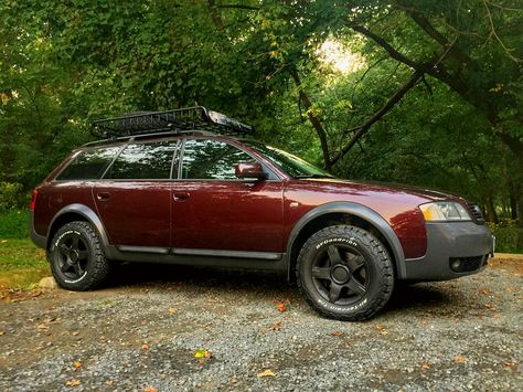 Who has the allroad with the roof basket and all terrain tires? Audi Allroad Offroad, Audi Wagon, All Terrain Tires, Volvo Wagon, Audi A6 Allroad, A6 Allroad, Audi Allroad, Roof Basket, Audi S6