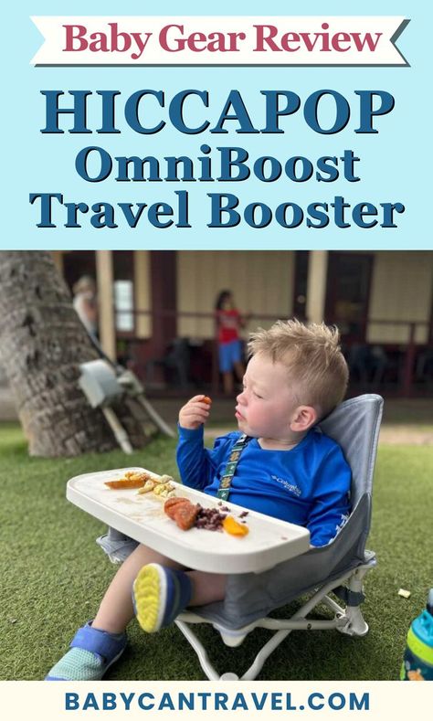 The Hiccapop OmniBoost Travel Booster Seat is one of the best travel highchairs and it doubles as the cutest baby lawn chair. Not only is the Hiccapop OmniBoost easy to travel with, it’s the perfect booster seat for picnics, the beach, and camping. We've been using our Hiccapop OmniBoost travel booster since our son was a baby, and even now that he's a toddler, and we can say that's it's one of the best baby travel gear worth investing. Read our Hiccapop OmniBoost Travel Booster review now. Travel Booster Seat, Baby Travel Gear, Lawn Chair, Baby Travel, Toddler Travel, Booster Seat, Traveling With Baby, Baby Gear, Travel Gear