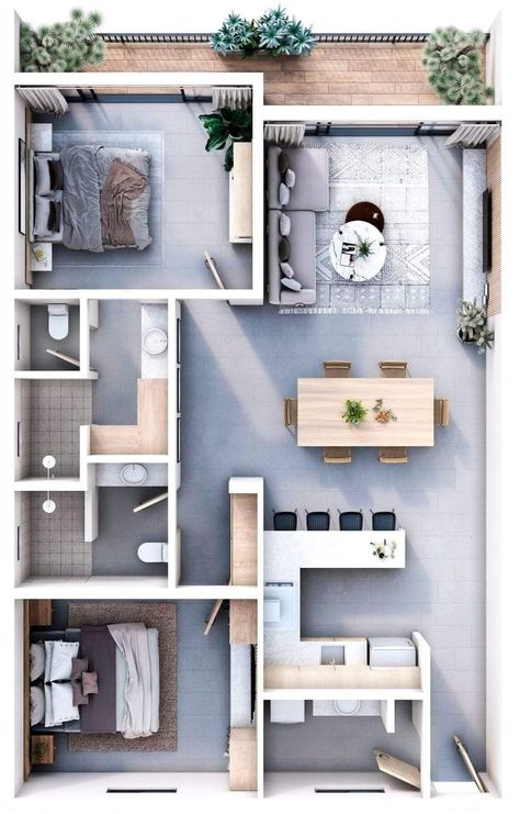 Small Apartment Floor Plans 2 Bedroom, Dream House Design, Small House Blueprints, Small House Layout, Sims 4 House Plans, House Floor Design, Sims 4 House Design, Small Apartment Design, Apartment Floor Plans