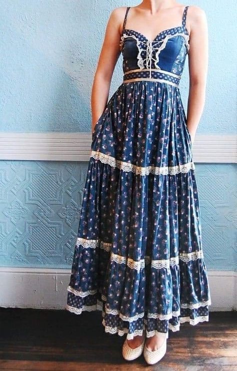 Vintage Gunne Sax Dress, Prairie Dresses, Romantic Dresses, Sax Dress, 1970s Dress, Gunne Sax Dress, Wardrobe Wishlist, 1970s Dresses, Dream Dresses