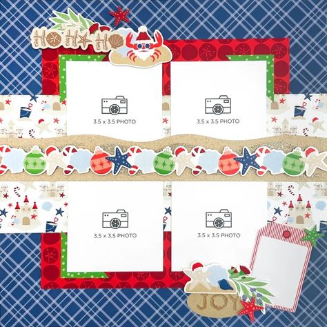 November 2024 Virtual Crop Scrapbooking 101, Winter Scrapbooking, Christmas Scrapbook Pages, Scrapbook Pictures, Multi Picture, Christmas Scrapbook, Photo Matting, Scrapbook Sketches, Creative Memories