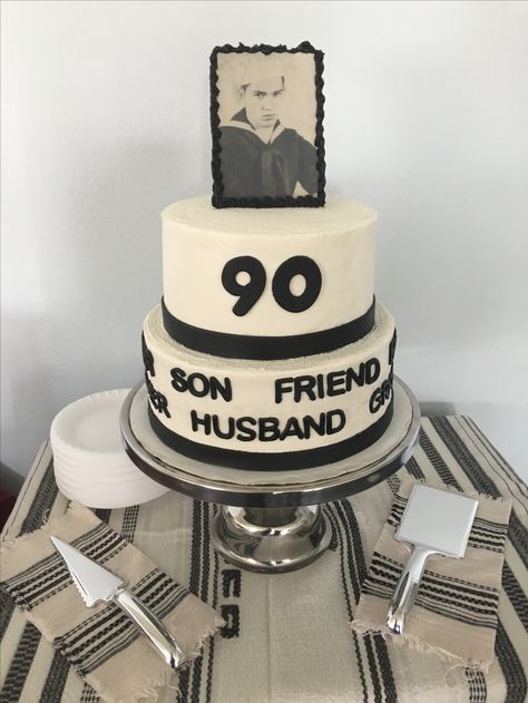 90th Birthday Cakes For Grandpa, 90s Theme Cake Ideas, 90s Theme Cake, June Celebrations, 90 Birthday, 90th Birthday Cakes, 89th Birthday, 80 Birthday Cake, Dad Birthday Cakes