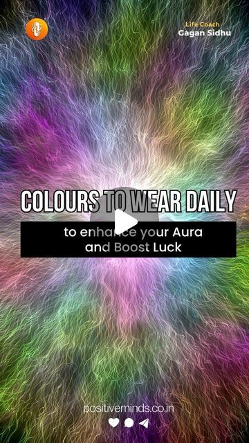 Gagandeep Sidhu on Instagram: "Which color will you embrace today? 

🌈 Enhance your luck & productivity with Vastu-inspired colors! 💼✨ According to Vastu Shastra, each day has its own color energy. Try incorporating these hues into your space for a positive vibe:

🔵 Monday: White
🔴 Tuesday: Red
🟢 Wednesday: Green
🟡 Thursday: Yellow
🔷 Friday: Blue
⚫ Saturday: Black
🟠 Sunday: Orange

Follow us @positiveminds.co.in 

#VastuColors #LuckAndProductivity #PositiveVibesOnly #lifecoachgagansidhu #vitaming #colortherapy #colors #colours #coloursofindia #goodluck #lucky_csplash #clothesline #clothesenergy #energyhealing #vibration #healingjourney #healingfrequency" Color Energy, Healing Frequencies, Vastu Shastra, Lucky Colour, Positive Vibes Only, Healing Journey, Color Therapy, Each Day, Energy Healing