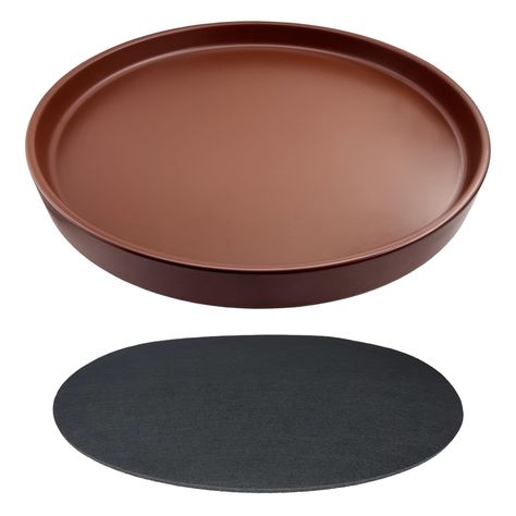 PRICES MAY VARY. 🌼 【Strong ceramic material】 : Our plant saucers pot tray are made of strong glazed ceramic to ensure durability and long life, diffent from plastic plant saucer, more textured and less prone to wear and tear. Choose your favorite potted plant tray color and design to perfectly match your pot and interior decor. Make your plants and home decor better than any other plastic plant saucers. 💪 【Super Protective Surface】: Use ceramic plant trays and never worry about contaminating o Plant Trays, Plant Saucers, Plant Saucer, Water Tray, Plant Tray, Base 10, Plant Growth, Container Plants, Glazed Ceramic