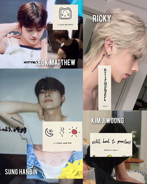 Zerobaseone Tattoo, Hanbin Zb1 Tattoo, Kpop Idols Tattoo, In Bloom Zb1, Kpop Idol Tattoo, Kpop Idols With Tattoos, Zb1 Tattoo, Hanbin Tattoo, Kdrama Tattoo