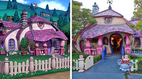 10 Cartoon Houses That Were Built in Real Life Famous Houses From Movies, Cartoon In Real Life, Casa Do Hobbit, Pallet Patio Decks, Cartoon Houses, Patio Decks, Pallet Patio, Famous Houses, Cartoon House