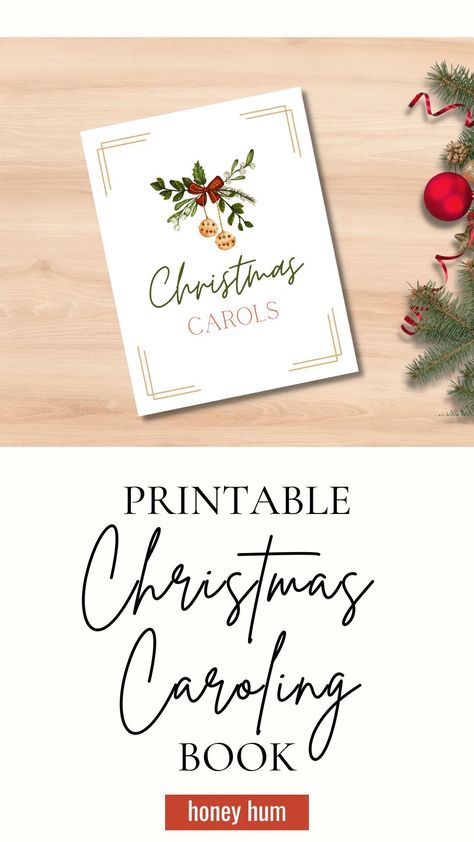 Printable Christmas Caroling Book, Instant Download Christmas Carols Lyrics, Christmas Caroling, Christmas Carols, Christmas Songs, Music And Movement, Song Book, Printable Christmas, Christmas Song, Dec 12