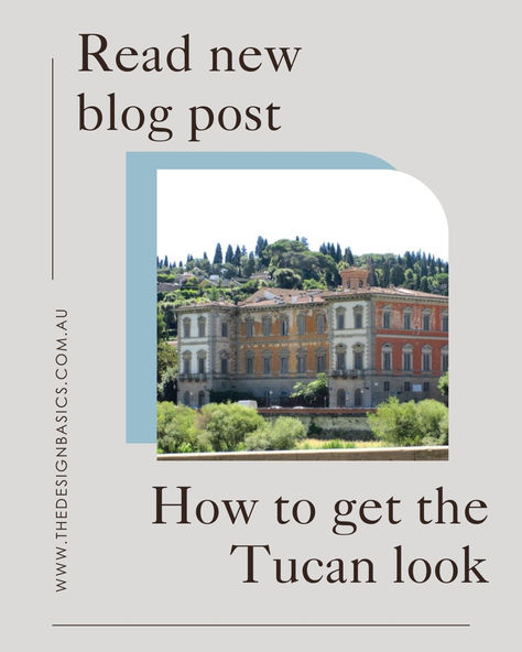 Tuscan look Tuscan Inspired, Design Basics, Read News, News Blog, Tuscany, Feel Like, Blog Posts, Key, Design