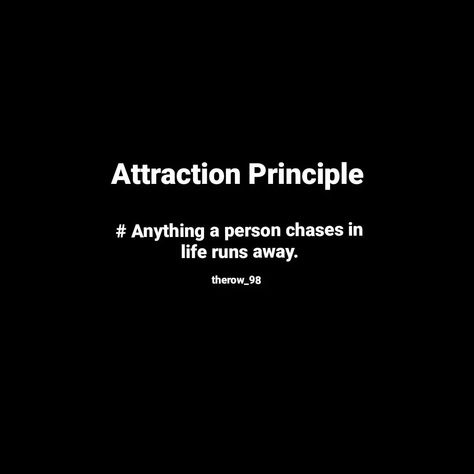 ⚫️ Attraction Principle @therow_98 ✍️✨️ #quotes #lovequotes #attraction #writes Attraction Principle, Life Coach, Quotes, On Instagram, Quick Saves, Instagram