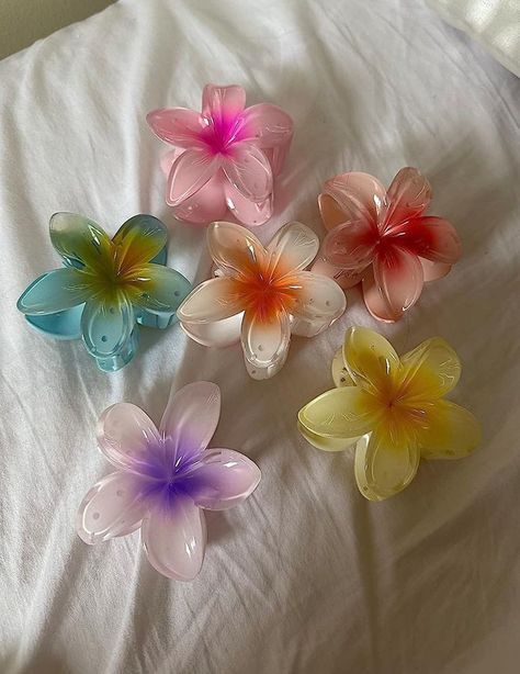 Floral Claw Clip, Broches Aesthetic, Face Skin Care Routine, Mickey Mouse Parties, Hair Clamps, Cute Dress Outfits, Hair Accessories Clips, Fire Nails, Flower Clip