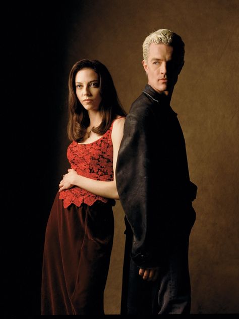 Drusilla & Spike • Buffy the Vampire Slayer Drusilla Buffy, Marc Blucas, Buffy Style, Charisma Carpenter, Spike Buffy, Gothic Baby, James Marsters, Michelle Trachtenberg, David Boreanaz