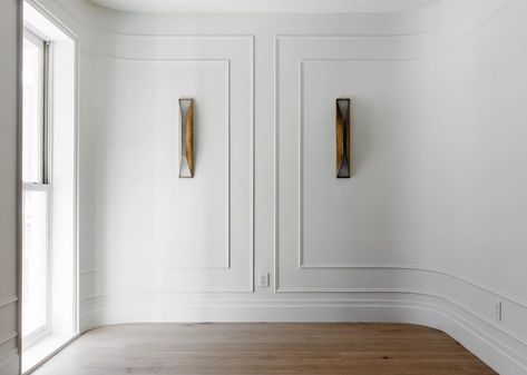 BSP on Instagram: “Curved walls, concentric moldings, and Kelly Wearstler.” Wall With Molding, Curved Molding, Curved Wall, Curved Walls, Kelly Wearstler, Tall Storage, Cambridge, Tall Cabinet Storage, Storage Cabinet