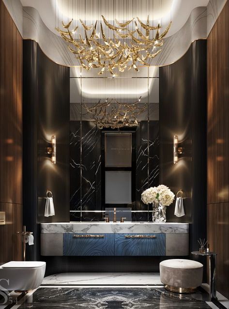 #Interiordesign #Residentialinterior #Residentialdesign #Interior #Design #Bathroom Elegant Bathroom Design, Toilet Room Decor, Restroom Design, Bathroom Decor Luxury, Showroom Interior Design, Home Entrance, Rustic Home Design, Christmas Room Decor, Toilet Design