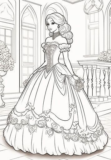 Unleash Creativity with Princess Coloring Pages Coloring pages #coloringpages Coloring books #coloringbooks Coloring pages for kids #coloringpagesforkids Coloring pages for kids princess #coloringpagesforkidsprincess 5.155 Princess Coloring Sheets, Nightwing Cosplay, Barbie Coloring Pages, Princess Coloring Pages, Fashion Design Patterns, Coloring Sheets For Kids, Fashion Drawing Dresses, Princess Coloring, Color By Numbers