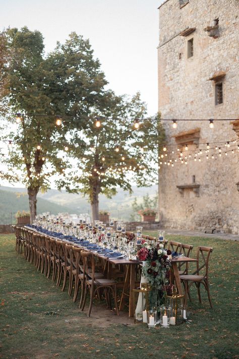 Castello di Meleto in Tuscany played host to Matt and Tim's intimate wedding with 40 guests of their loved ones, and boy was it romantic. #tuscanyweddings #weddingvenuesintuscany #italyweddingphotography Gl Wedding, Chill Wedding, Tuscany Wedding Venue, Italian Castle, Airbnb Wedding, Tuscan Wedding, European Wedding, Italian Countryside, Tuscany Wedding