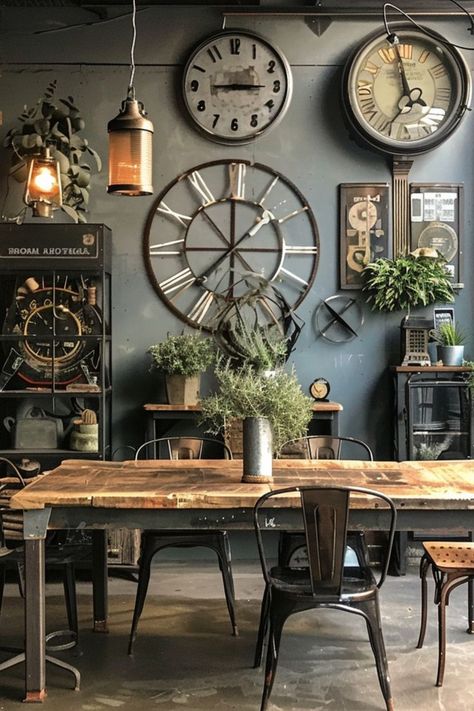 Transform Your Space with Industrial Home Decor 🛋️✨ Create a modern and edgy look with industrial home decor. Incorporate raw materials, metal accents, and reclaimed wood for a stylish urban feel. 🌿🏙️ #IndustrialHomeDecor #HomeDesign #ModernStyle #InteriorInspo French Industrial Decor, Industrial Home Decor, Industrial City, City Decor, French Industrial, Industrial Home, Mini Houses, Flat Ideas, Unique Houses