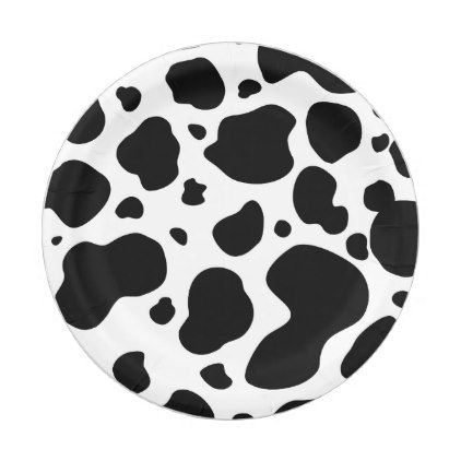 Cow Gift Ideas, Cow Spots Pattern, Door Stopper Diy, Preppy Birthday Party, Cow Print Birthday, Painting Plates, Paper Plate Design, Paper Plate Animals, Preppy Birthday