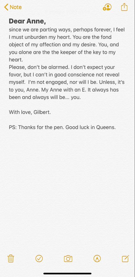 Anne with an E     episode 3x10  The love letter that Gilbert Blythe wrote to Anne Shirley Cuthbert (Shilbert) Anne With An E Letter To Gilbert, Gilbert Blythe Letter To Anne, Gilberts Letter To Anne, Anne And Gilbert Quotes Book, Gilbert’s Letter To Anne, Gilbert Letter To Anne, Gilbert's Letter To Anne, Anne With An E Quotes Gilbert, Anne With An E Teacher