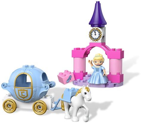 Click to enlarge Lego Cinderella, Cinderella's Carriage, Lego Duplo Sets, New Cinderella, Lego Disney Princess, Cinderella Carriage, Disney Princess Snow White, Pumpkin Carriage, Disney Princess Cinderella