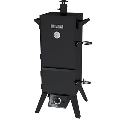 Master Forge MFY784BDP 15,000 BTU Liquid Propane Gas Vertical Smoker | Lowe's Canada Vertical Smoker, Gas Smoker, Propane Smokers, Cast Iron Burner, Charcoal Smoker, Offset Smoker, Electric Smoker, Double Door Design, Bbq Smokers