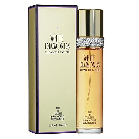 WHITE DIAMONDS - EDT 3.3 OZ SP L White Diamonds Perfume, Pink Perfume, Celebrity Perfume, Beautiful Perfume, Taylor White, Elizabeth Taylor, Floral Fragrance, Ylang Ylang, Fragrance Notes